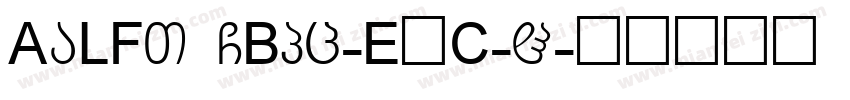 AaLFT GBpc-EUC-H字体转换